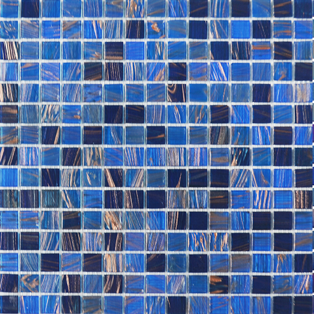 Vidrio Mosaico Goldline Iridiscente 20x20mm 